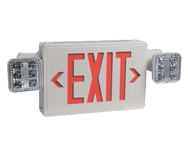 LED Exit Sign 827 Light Combo